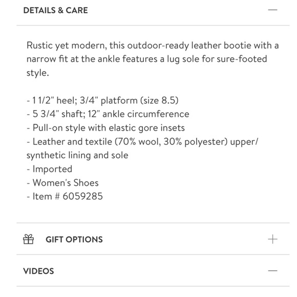 LUCKY BRAND Ellerey Lug Leather Bootie Boot - Picture 17 of 17